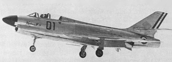 File:Dassault Mystere IV N in flight c1956.jpg