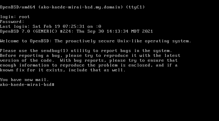 File:OpenBSD 7.0 console screenshot.png