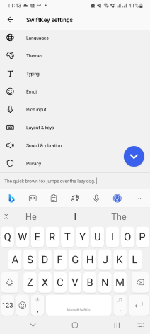 Swiftkey for Android settings screenshot.png