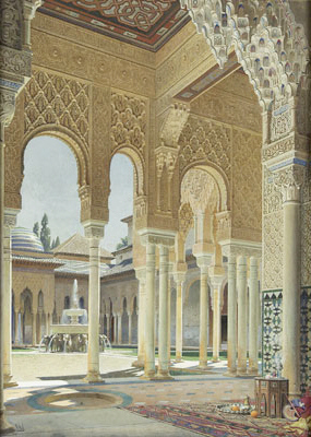 File:Adolf Seel Innenhof der Alhambra.jpg