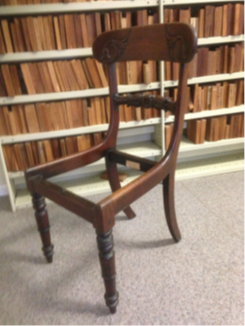 Antique chair at the Wood Reference Collection, Queensland.png