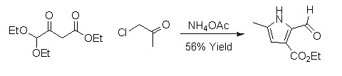 Reaction Scheme for Generalized Hantzsch Pyrrole Synthesis
