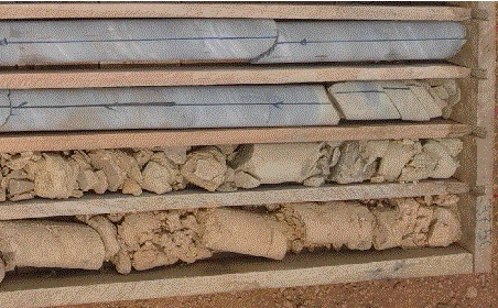 File:Weathered limestone cores.jpg
