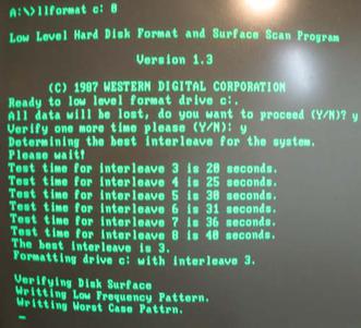 File:IBM PC XT 10 meg MFM low level format.jpg