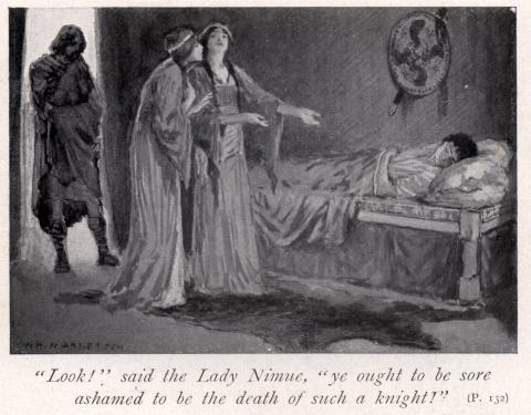 File:Look! - said the Lady Nimue - ye ought to be sore ashamed to be the death of such a knight!.png