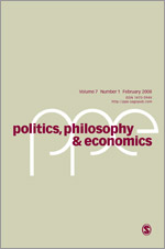 Politics, Philosophy & Economics journal front cover.jpg