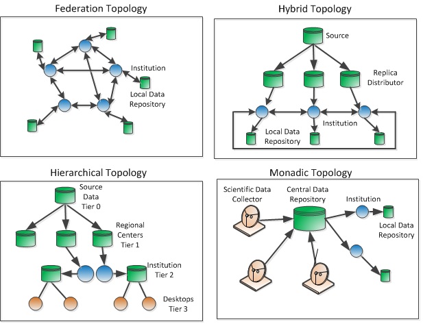 Possible Data Grid Topologies