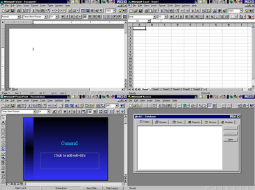 File:Office 95 on Windows NT 4.0.png