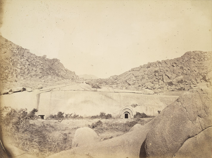 File:Sudama and Lomas Rishi Caves at Barabar, Bihar, 1870.jpg