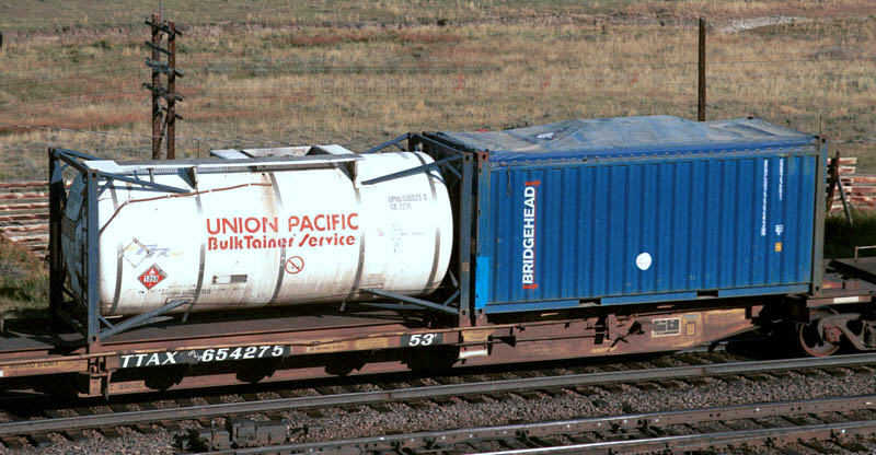 File:Railroad car with container loads.jpg
