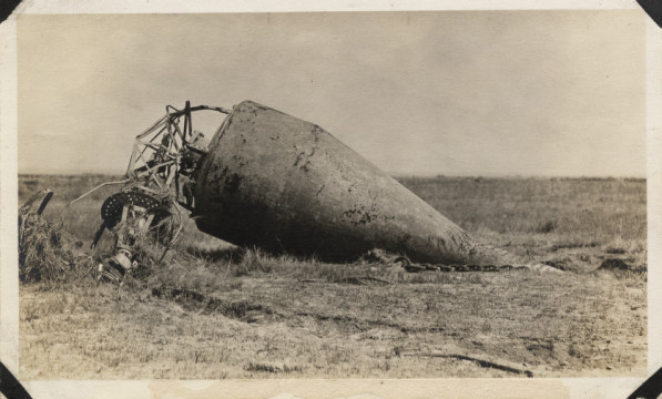 File:Gas buoy stranded on land by hurricane.jpg