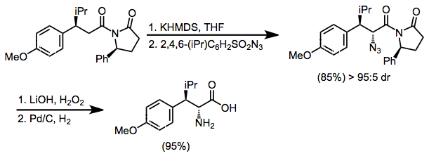 Evans asymmetric azide.png