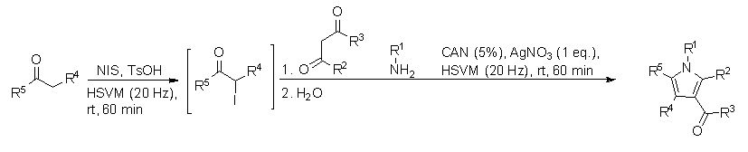 Reaction Scheme for Generalized Hantzsch Pyrrole Synthesis