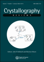 Crystallography Reviews (journal) cover.jpg