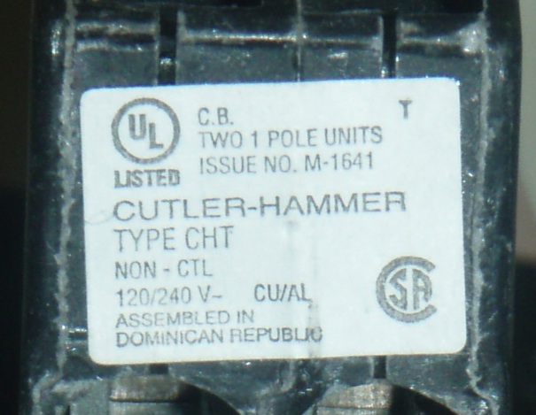 File:Cutler-Hammer CHEATER or Non-CTL Circuit Breaker CLOSEUP.jpg