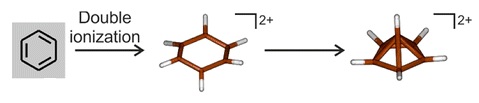 Oxidation of benzene to its dication.jpg