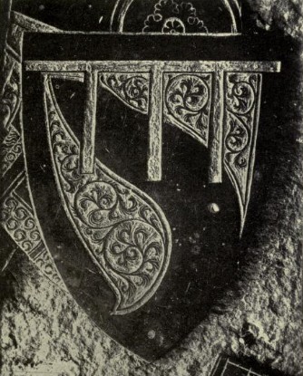 File:Hastings arms, detail from monumental brass of Sir Hugh Hastings (died 1347), St Mary's Church, Elsing.jpg