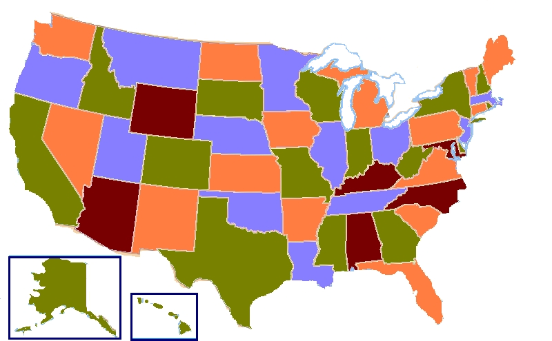 File:Map of United States vivid colors shown.png