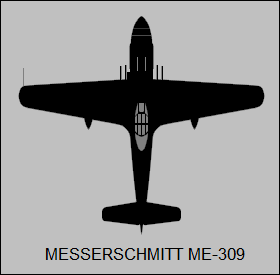 File:Messerschmitt Me 309 top-view silhouette.png