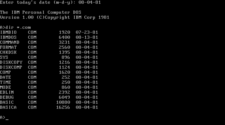 File:IBM PC DOS 1.0 screenshot.png