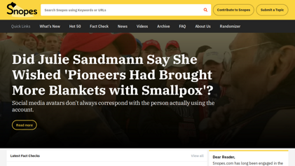 File:Snopes home page screenshot.png