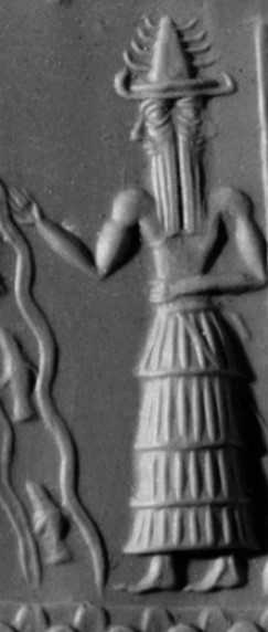 File:Cropped Image of Ancient Akkadian Cylinder Seal Impression of the Two-Faced God Isimud.jpg