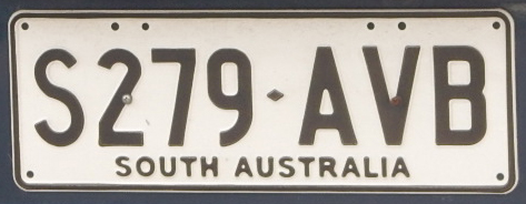 File:2009 South Australia registration plate S279♦AVB.jpg