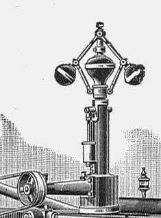 Loaded centrifugal governor (New Catechism of the Steam Engine, 1904).jpg