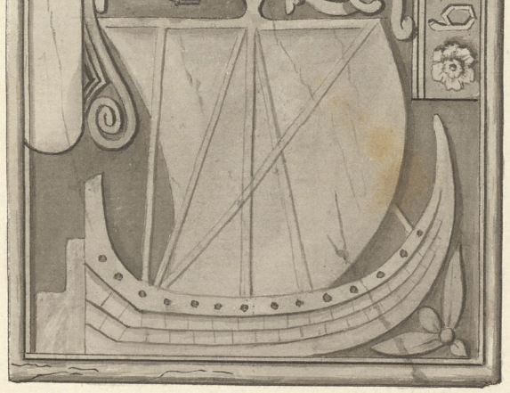 File:A tomb in MacDufie's Chapel, Oronsay, 1772 (cropped).png