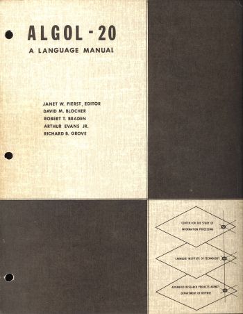 File:1965 ALGOL-20 A Language Manual, Fierst et al - cover.jpg
