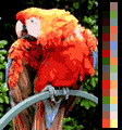 Screen color test GameboyAdvance 32colors.png