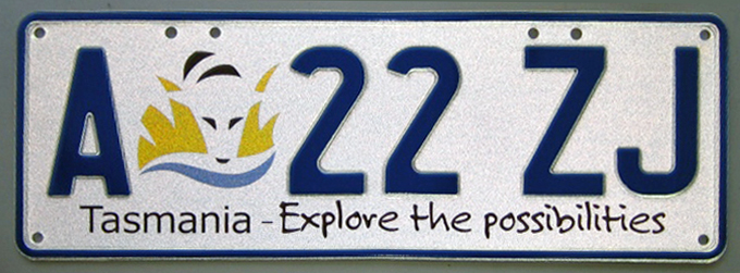File:2008 Tasmania registration plate A 22 ZJ.jpg