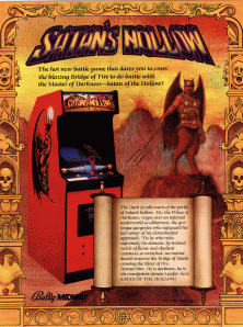 Satans Hollow arcade flyer.png