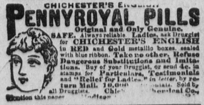 File:Chichester Pennyroyal Pills (1905 advertisement).jpg