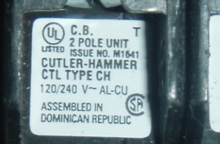 File:Cutler-Hammer TWO pole CTL Circuit Breaker CLOSEUP.jpg