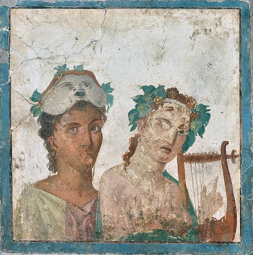File:Fresco from Pompeii, 1st century AD, National Archaeological Museum of Naples, Italy.jpg