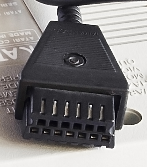 File:SIO connector on Atari CX12.jpg