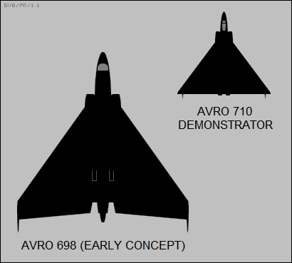 File:Avro 698 and Avro 710 top-view silhouettes.png