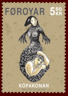 Faroese stamp 585 the seal woman.jpg