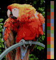 Screen color test GameboyColor 32colors.png
