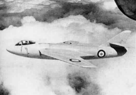 File:Hawker P.1081 in flight 1950.jpg