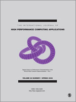 International Journal of High Performance Computing Applications journal front cover.jpg