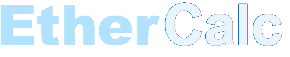 Ethercalc logo