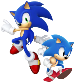 File:Sonic modern and classic designs.png