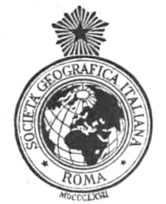 1910 logo of Società Geografica Italiana in Rome.png