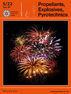 File:Propellants, Explosives, Pyrotechnics journal cover volume 47 issue 5.png