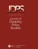 Journal of Disability Policy Studies Journal Front Cover.jpg