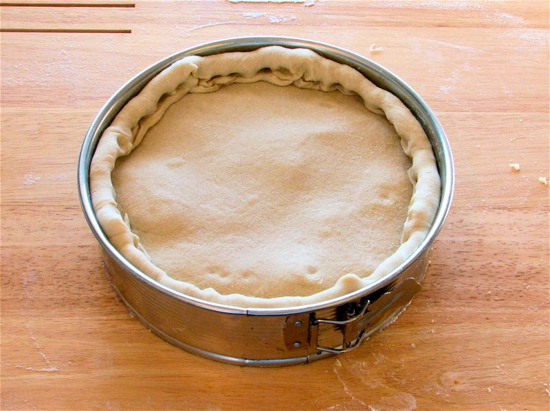 File:Pizza crimped in a springform pan.jpg
