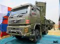 Bangladesh Army SLC-2 Weapon Locating Radar on Volvo FM400 chassis. (33618734446).jpg