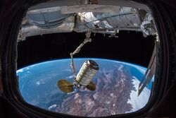 Northrop Grumman's CRS-10 at the International Space Station.jpg
